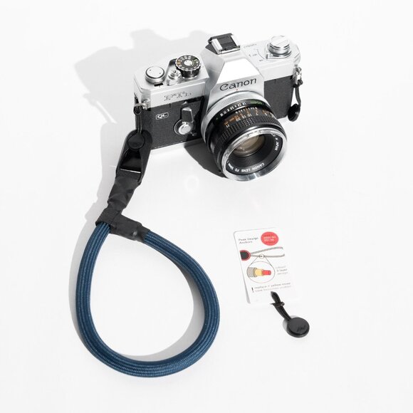 DEEP BLUE Adjustable Camera Wrist Strap – w/ Peak Design Anchor - Picture 10 of 12
